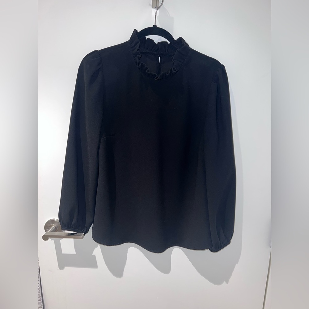 J.Crew Ruffle Collar Blouse